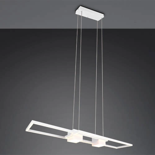 LED-Hängelampe Büro Albany Weiß Trio 4017807610338