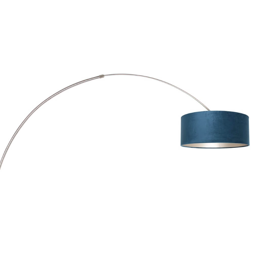 Bogenlampe Sparkled mit blauem Samt Steinhauer 8712746147292