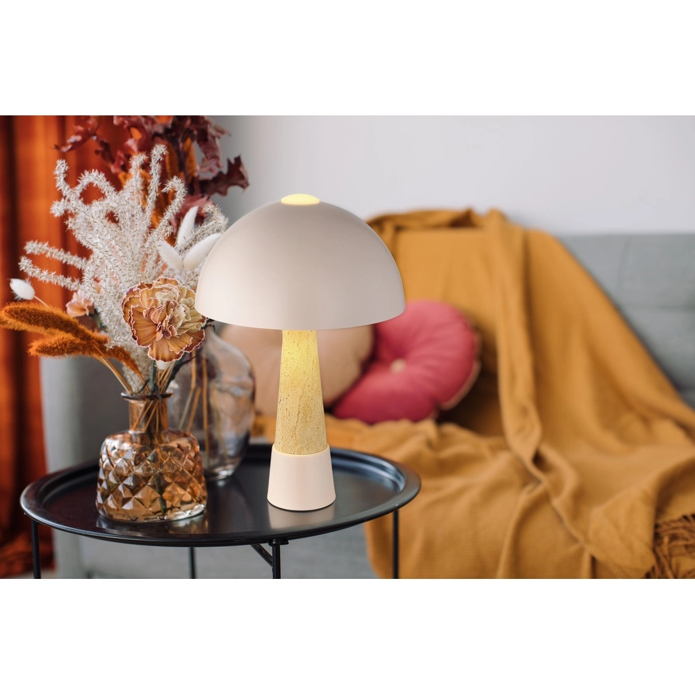 Einzigartige Tischlampe Paulin Champagner Globo 9007371578696