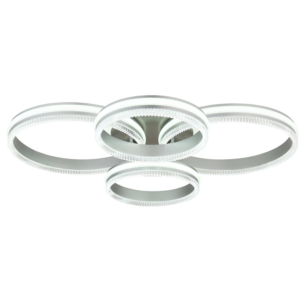 Deckenlampe Francine Gunmetal 4 Ringe Globo 9007371592630