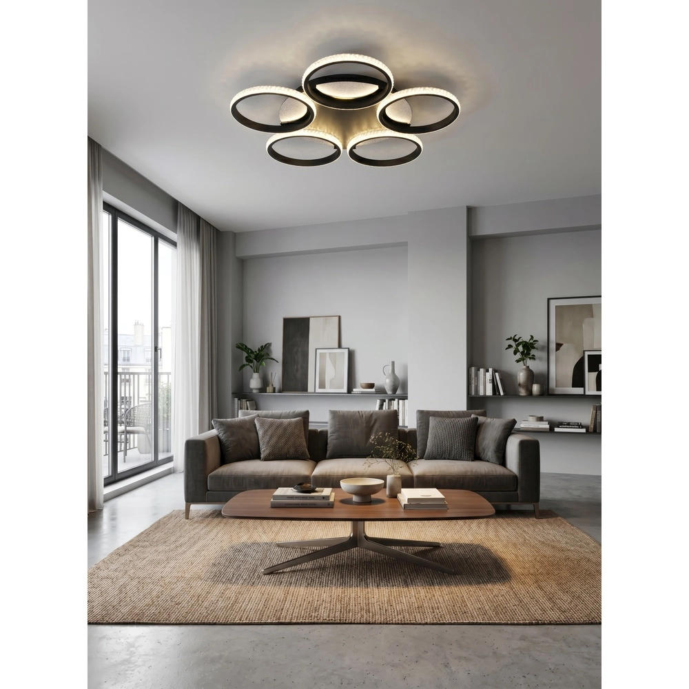 Deckenlampe Lumer Schwarz Trio 4017807706390