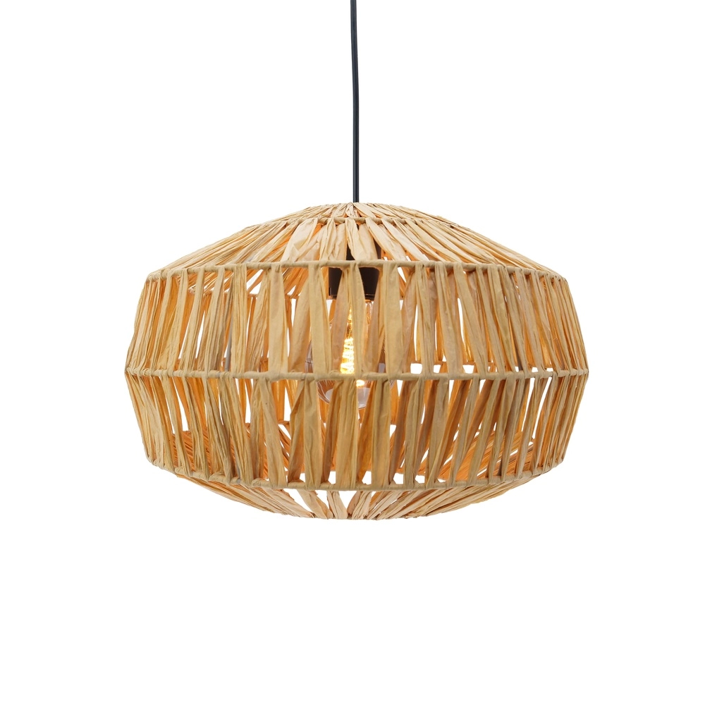 Rattan Pendelleuchte Sheldon Ø 38cm