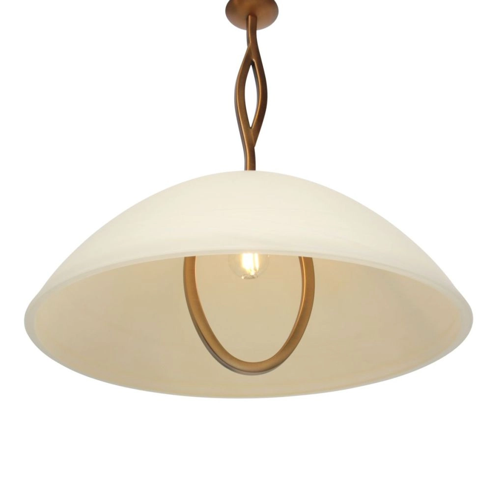 Klassische Pendellampe Anthea 1-Licht Bronze Steinhauer 8712746180220