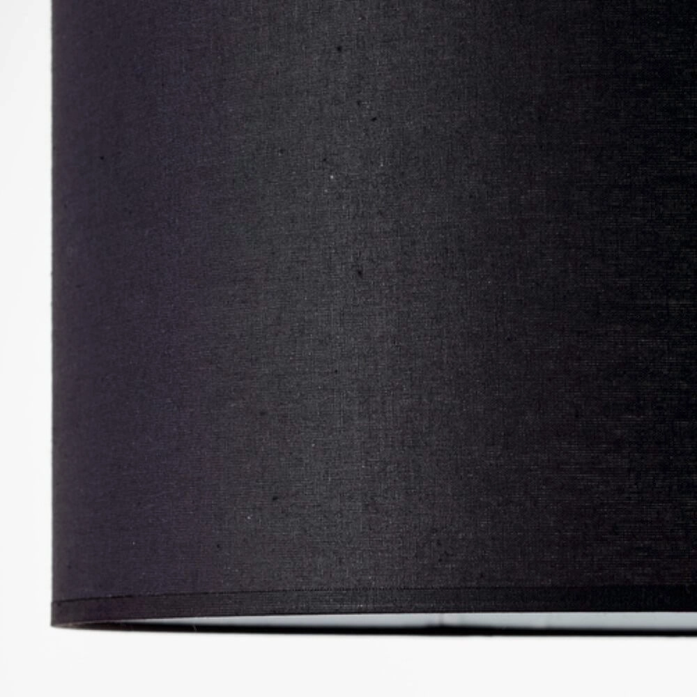 Hängelampe aus Stoff Esher Ø 38cm schwarz Brilliant 4004353405501