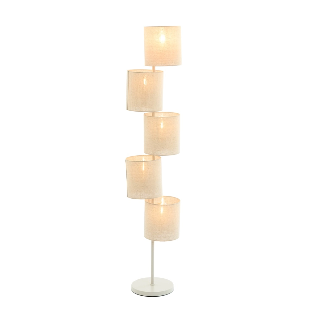Stehlampe Benigno mit 5 Sandhauben Light & Living 8717807761325