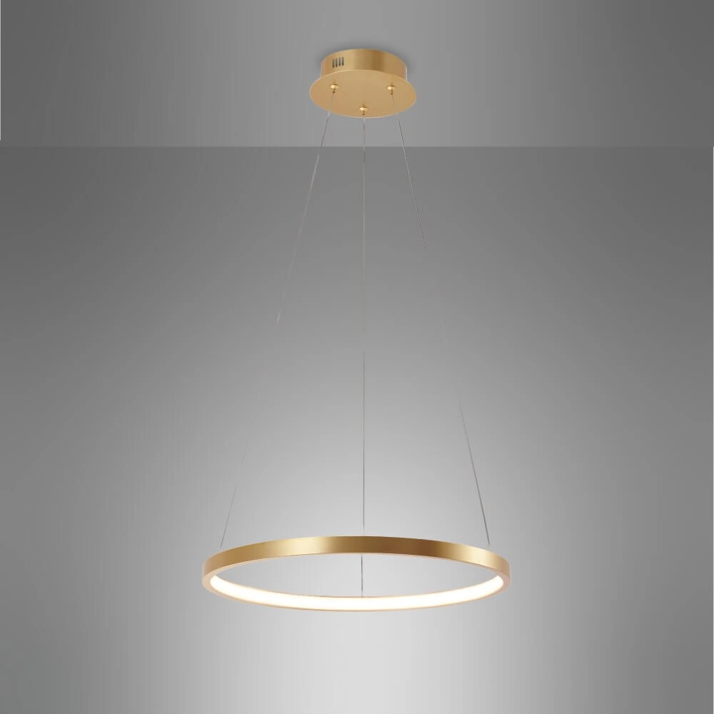 Runde Hängelampe Circle Gold Ø 39cm Just Light 4043689960391