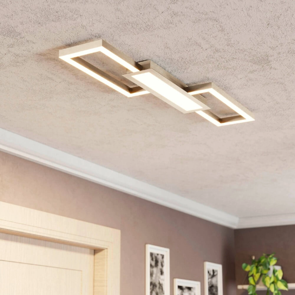 Deckenleuchte aus Edelstahl Monirote mit LED Eglo 9002759997915