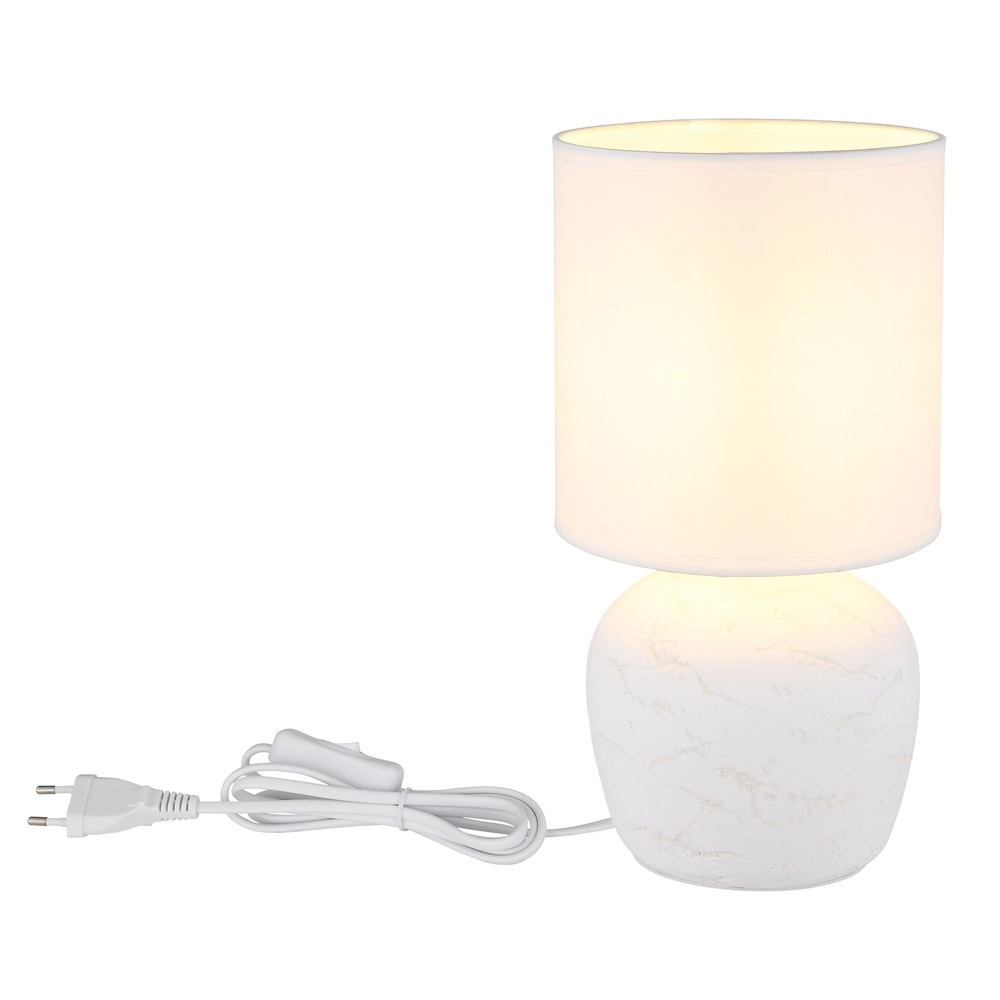 Design-Tischlampe Marble Weiß Globo 9007371518050