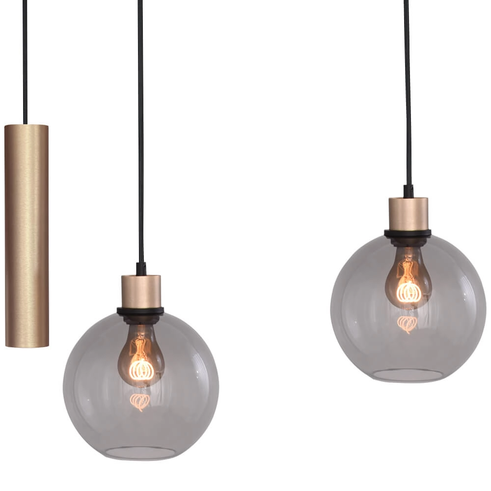 Hängelampe Lazise 4x Ø 20cm und 2x GU10 Gold Masterlight 8718121303024