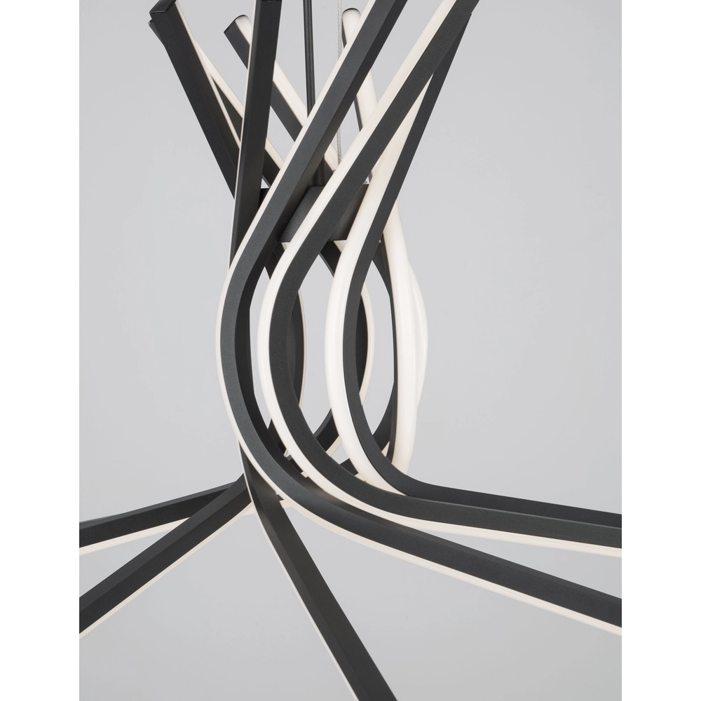 Design-Pendelleuchte Narvi M schwarz Ø 80cm Lyora 5212017424198