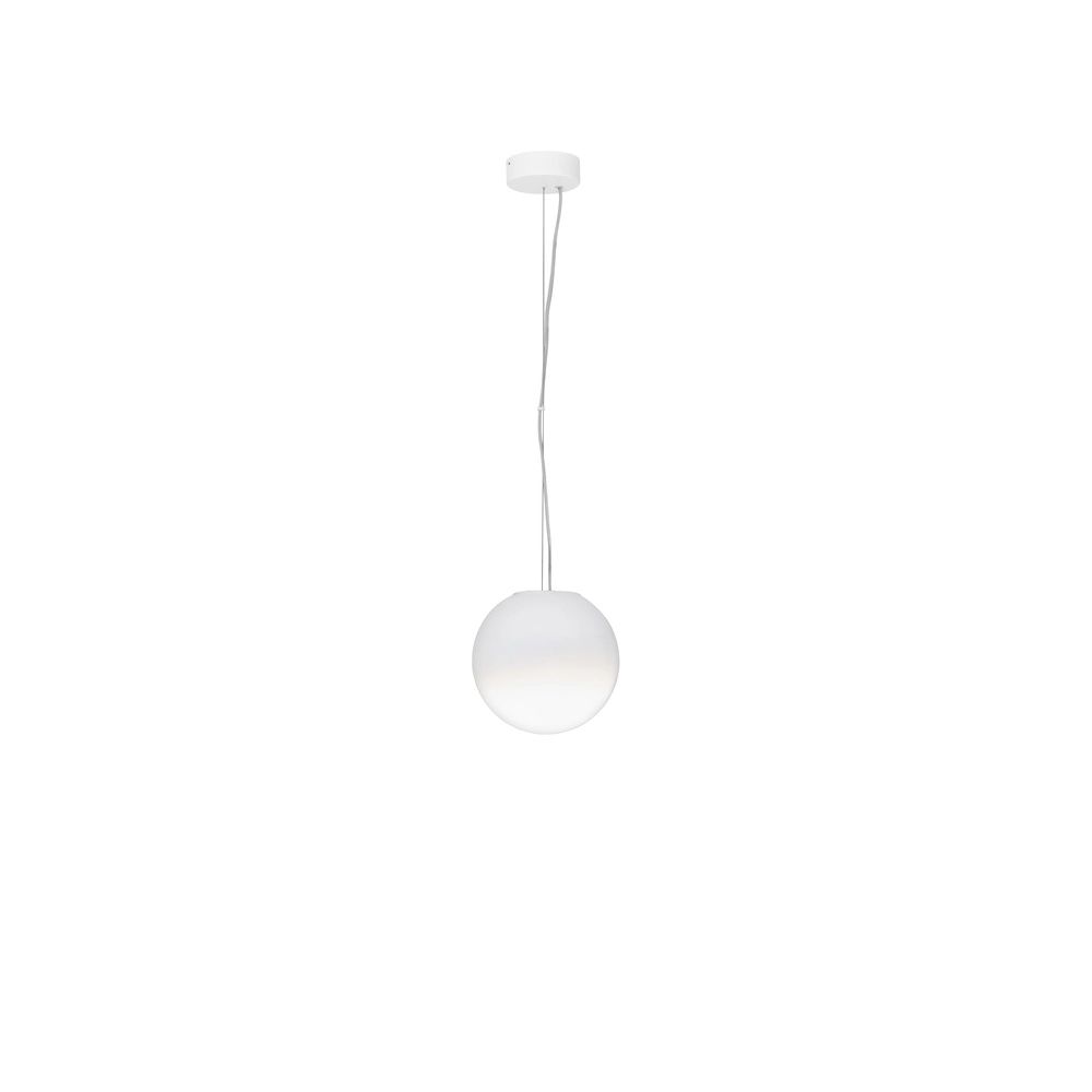 Weiße Pendelleuchte Bolita Glühbirne Ø 20cm Lyora 5212017483560