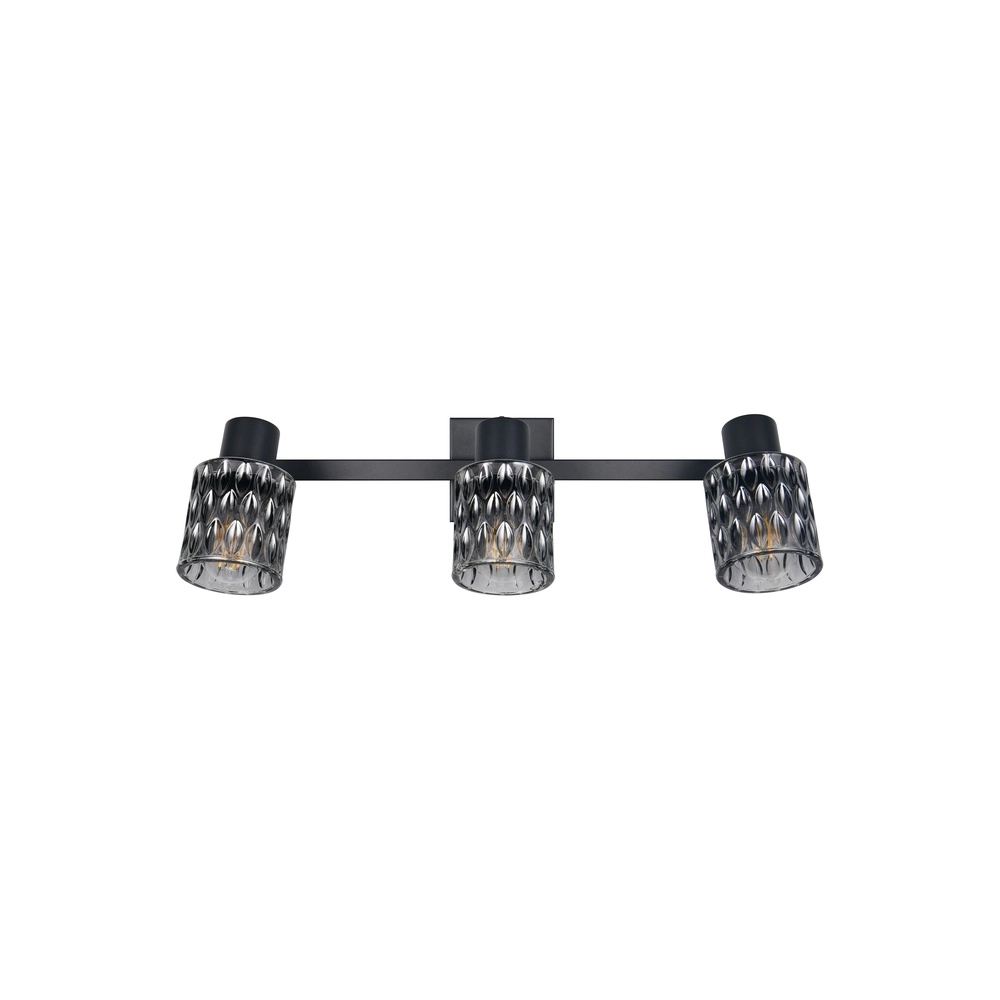 Deckenlampe Jack schwarz 3-flammig Trio 4017807643879