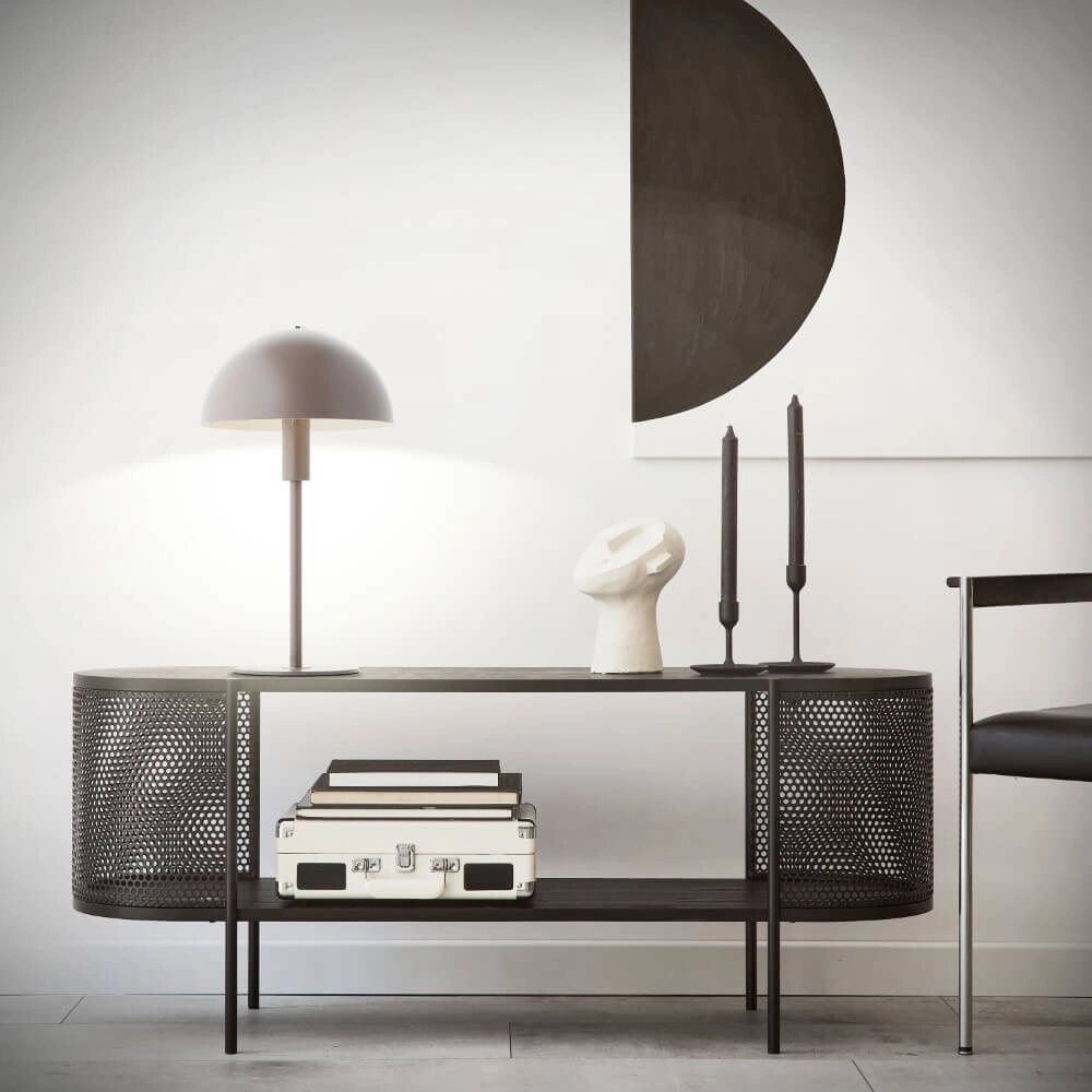 Designer-Tischlampe Lillian Taupe Brilliant 4004353430121