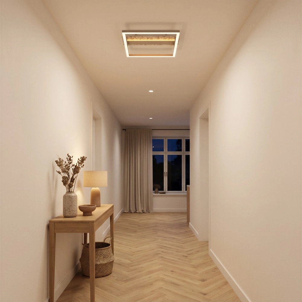 Moderne Deckenlampe Crispieri Grauer Quadrat Eglo 9008606403899