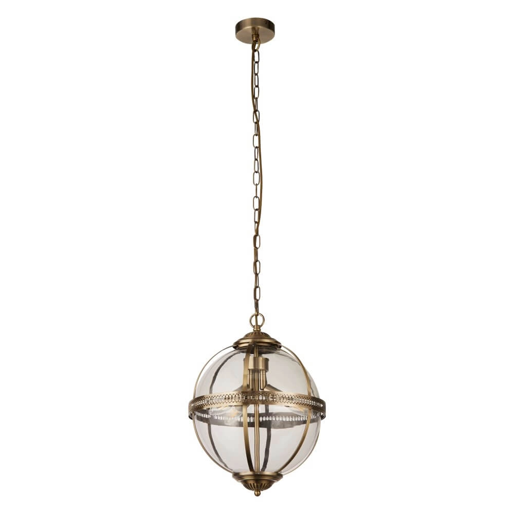 Klassische Hängelampe Coronet Gold Searchlight 5053423243054