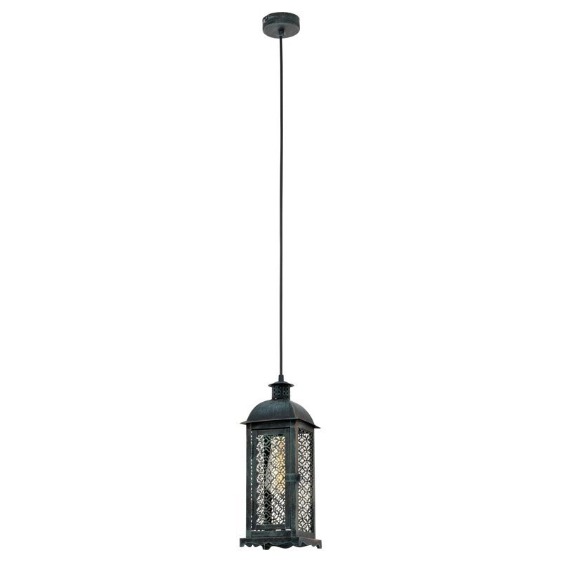 Pendelleuchte Vintage Square grün patiniert Eglo 9002759492151
