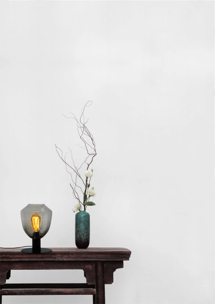 Tischlampe Porto mit grünem Nicolette-Glas Masterlight 8718121271477