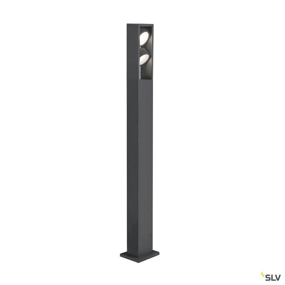 LED-Wegbeleuchtung Eskina 125cm 2-flammig Anthrazit