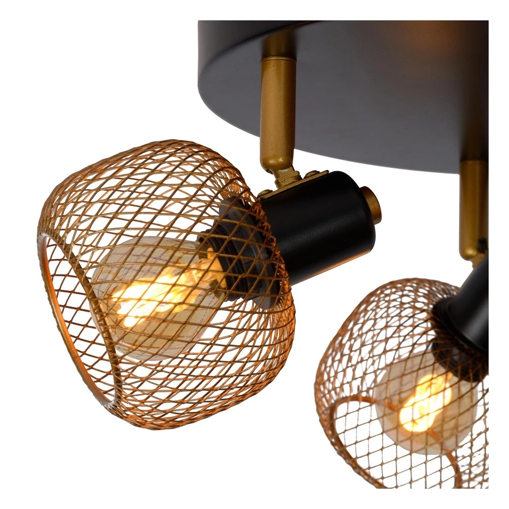 Deckenlicht Maren 3-Licht Gold Lucide 5411212771124