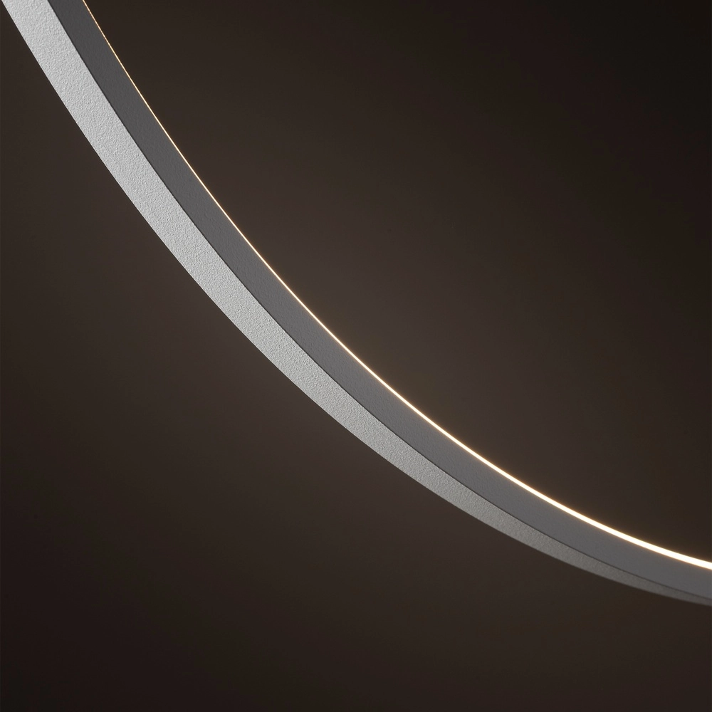 Design-Pendellampe Circolo Led weiße Ø 60 cm vertikal Lyora 5903139116053