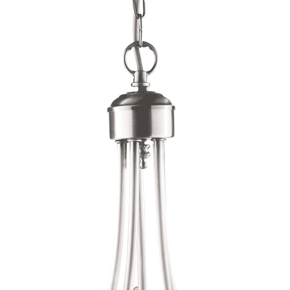 Kronleuchter Maypole 46 cm 5-Licht Matt silber Searchlight 5053423021034
