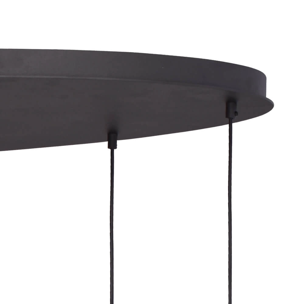 Hängelampe Lava Oval 8x Rauchglas Ø 24cm Masterlight 8718121290232