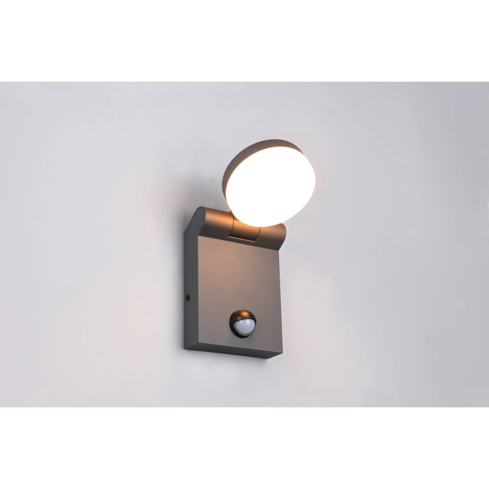 Schlanke Wandleuchte Adour anthrazit mit Sensor Trio 4017807603408