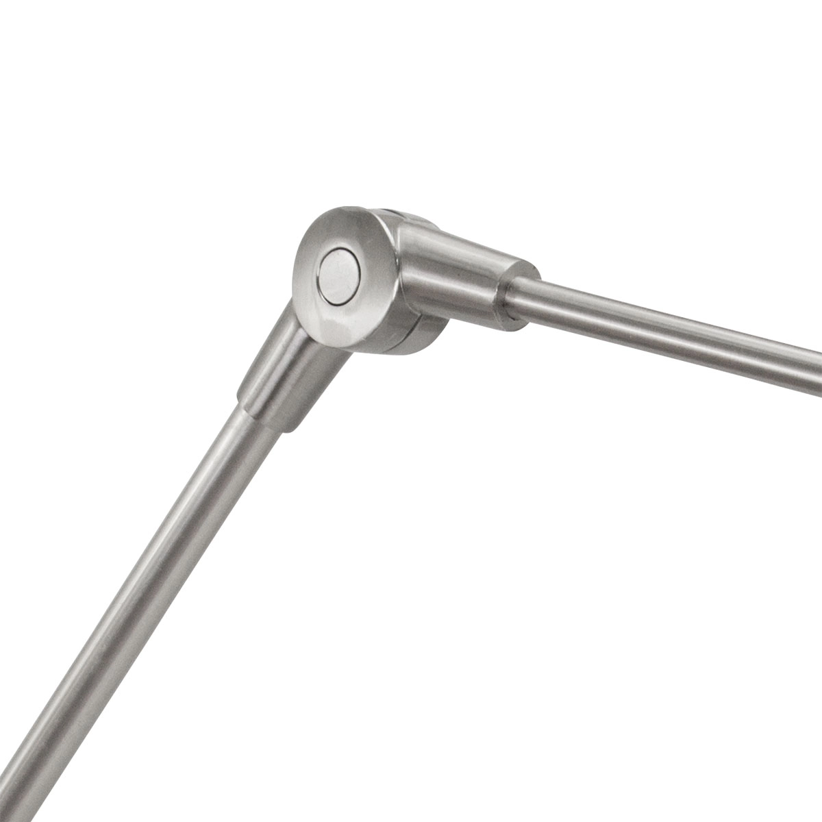 Wandleselampe Prestige Chic Edelstahl mit 30 cm taupefarbenem Samtschirm Steinhauer 8712746145809
