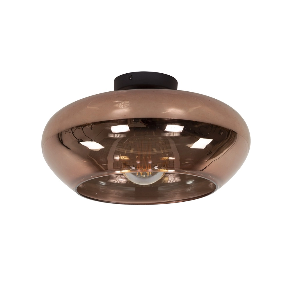 Glasdeckenlampe Elevate Ø 40cm – Kupferglas Lyora 8716803512085