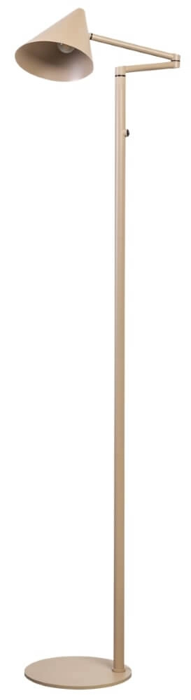 Stehlampe Marvis sandfarbenes Design
