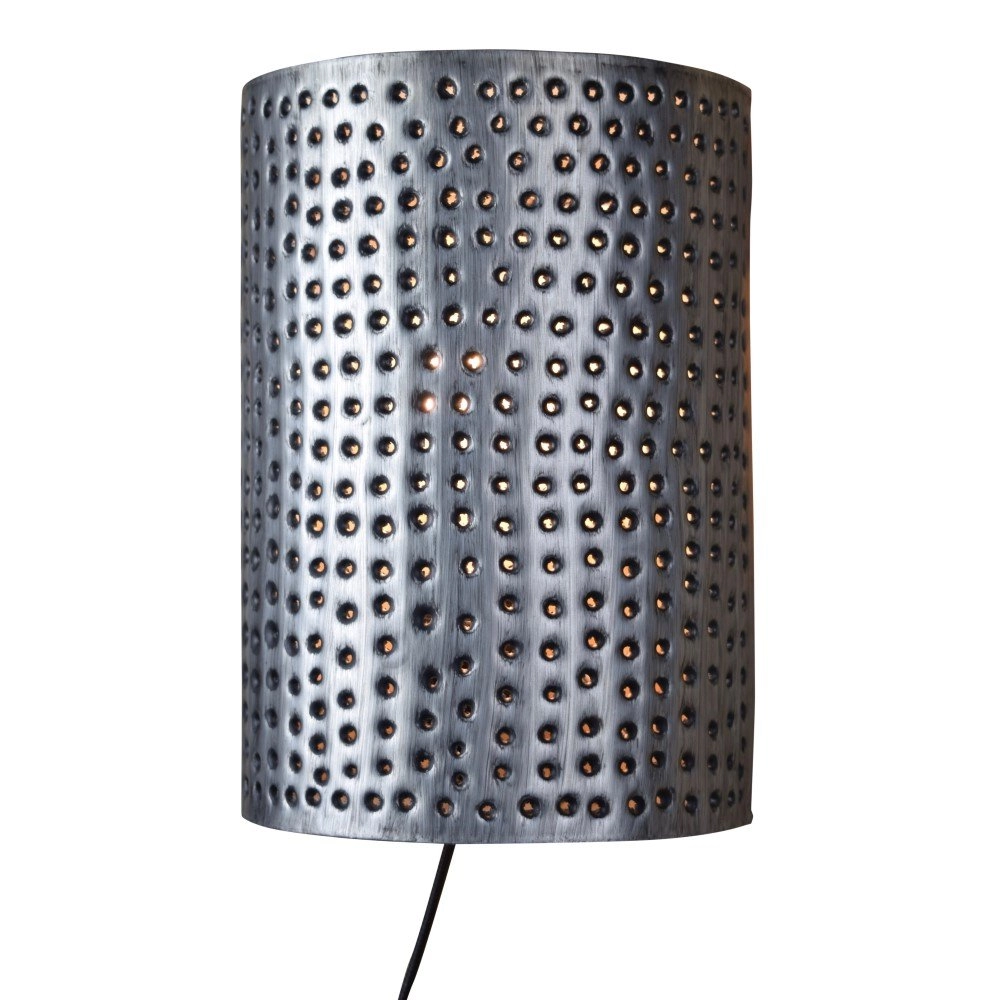 Wandlampe Spike Zinkgrauen