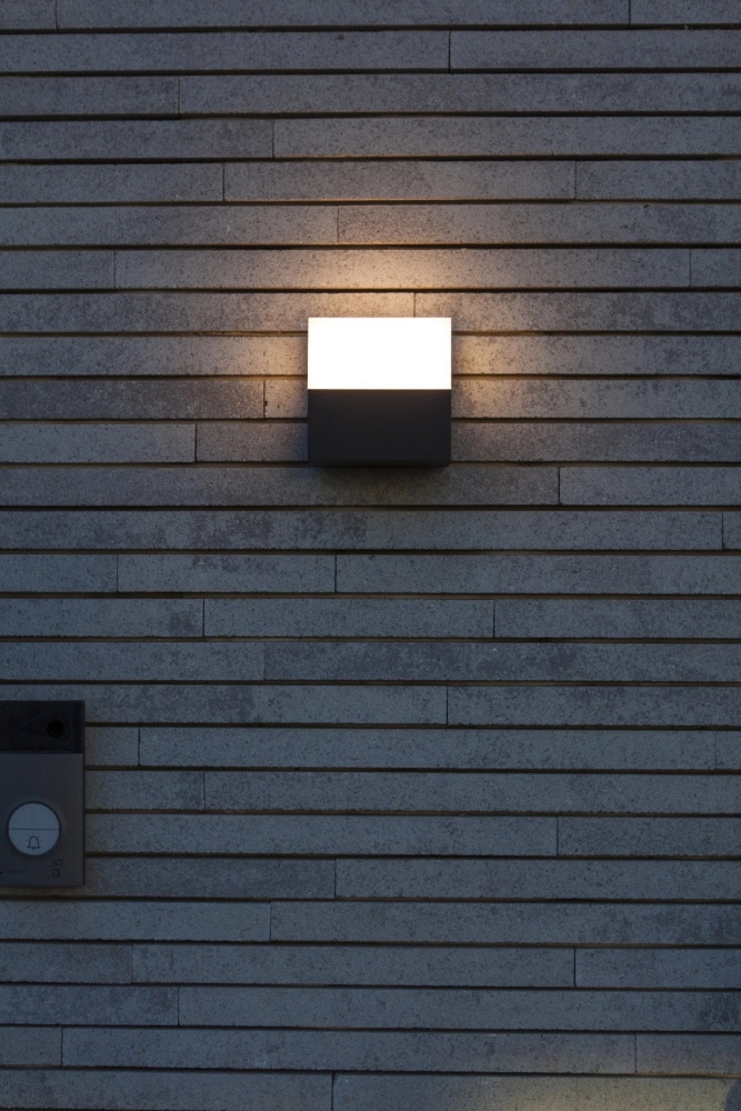 Wandlampe Domino Design Grey Lutec 6939412018140