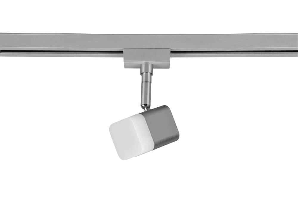 Schienenlampe Roubaix grau