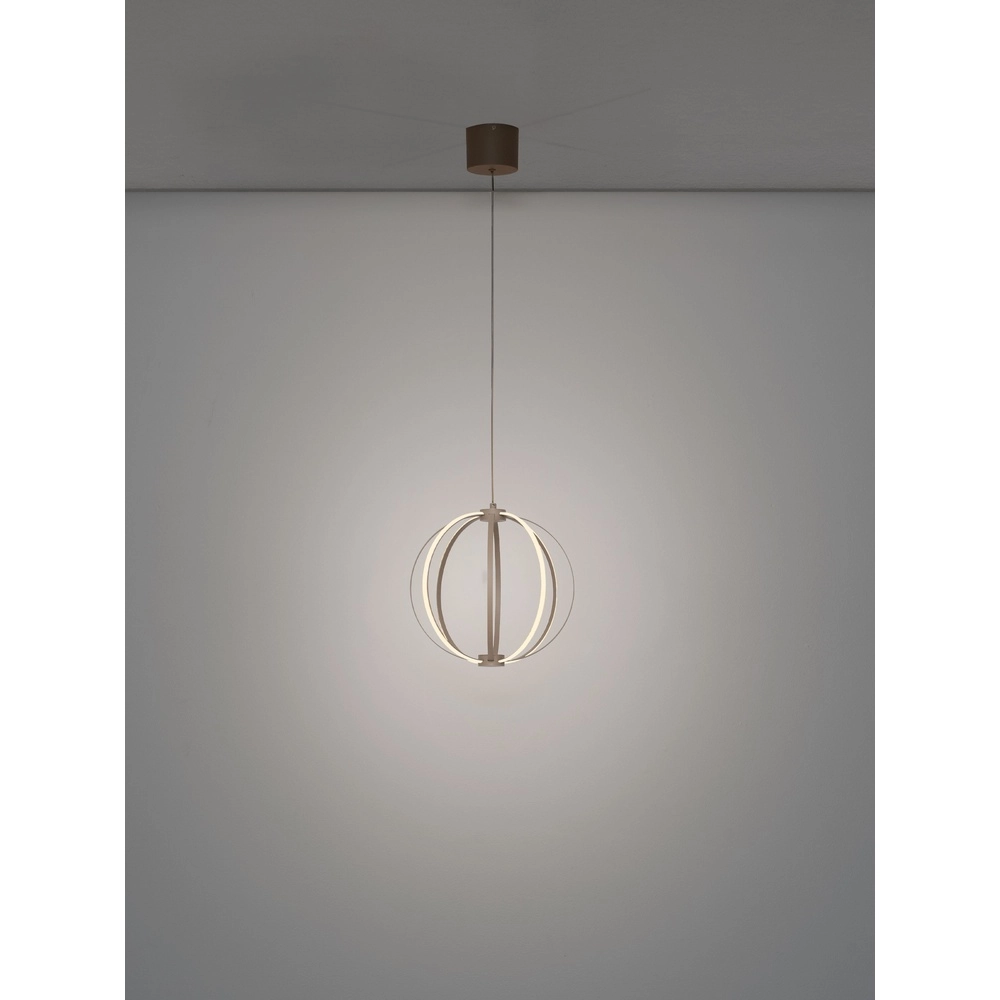 Pendellampe Brea beige Ø 30cm Lyora 5212017494382