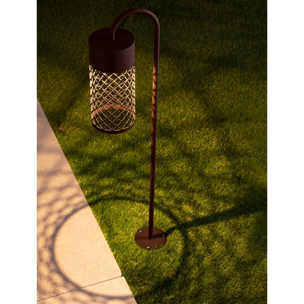 Gartenleuchte Motley 70cm rostbraun Lyora 5212017465245
