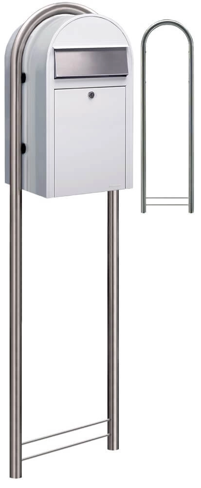 Briefkasten Grande 9016 i Weiß Bobi 6417237033284