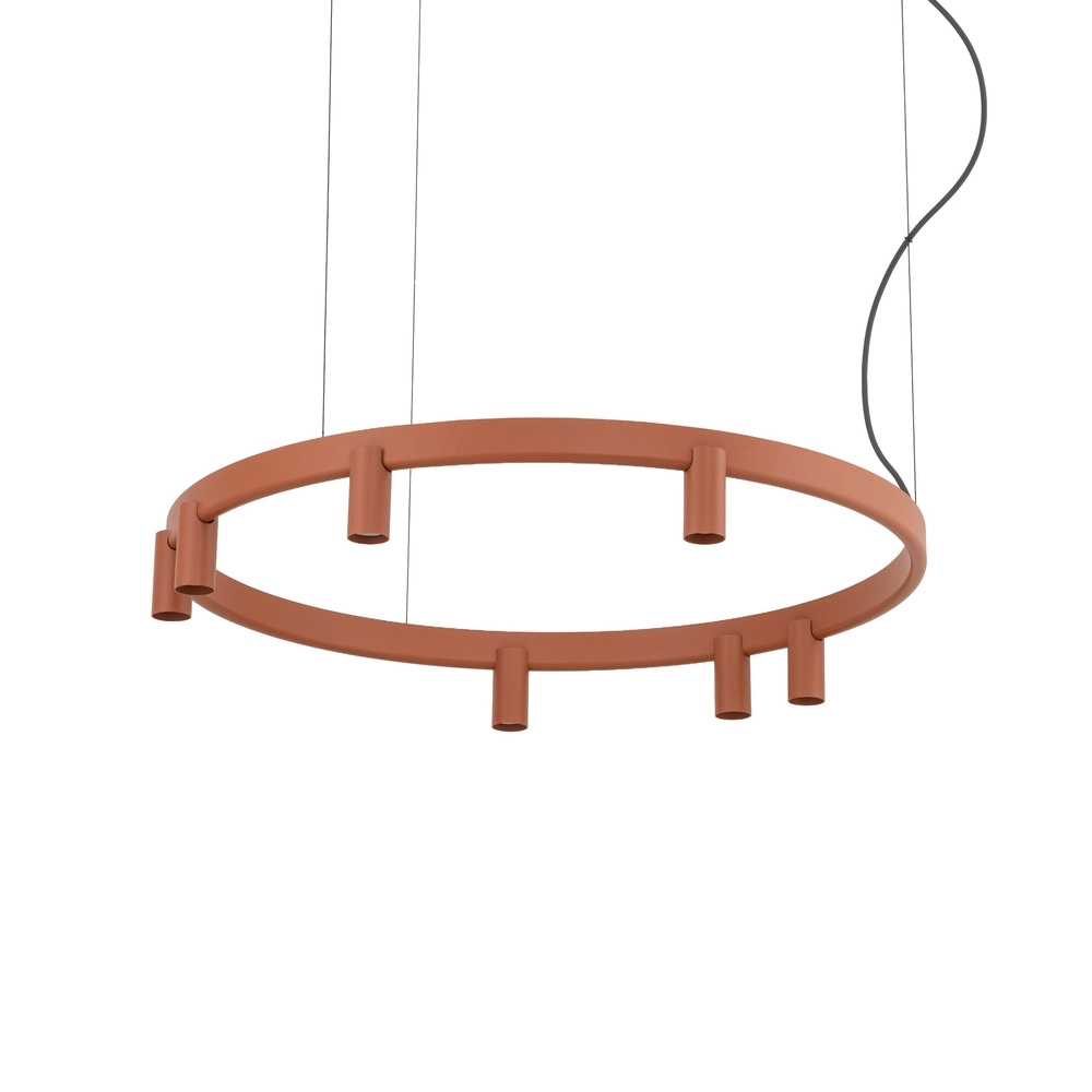 Design-Pendellampe Fourty Terrakotta Ø 80 cm