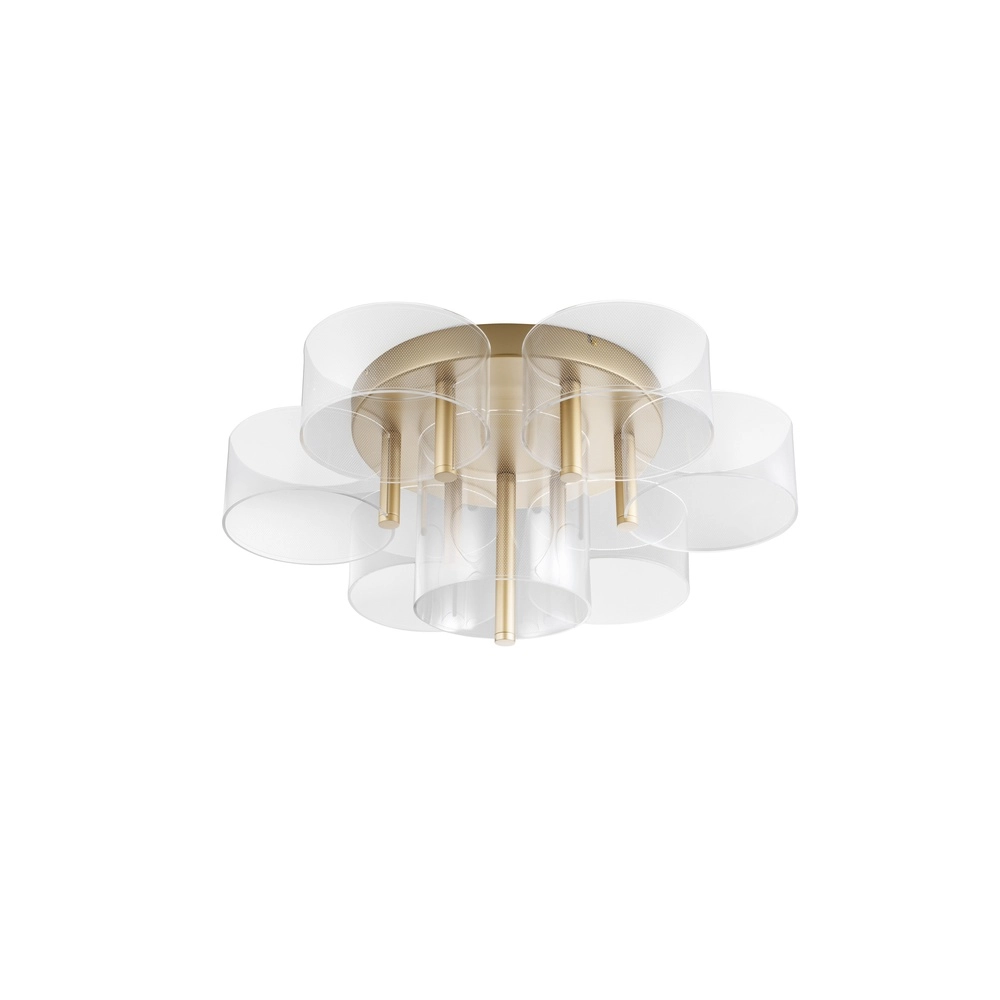 Design-Deckenleuchte Gatlin gold Ø 68cm Lyora 5212017433510