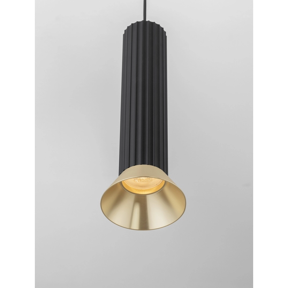Pendelleuchte Luvia schwarz mit gold Lyora 5212017475572