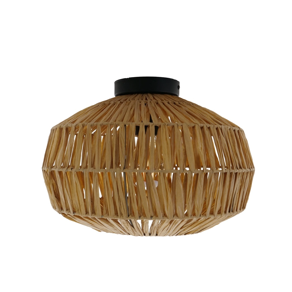 Deckenleuchte aus Rattan Sheldon Ø 38cm Eglo 9008606359776