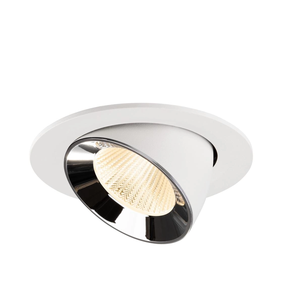 Einbau-Strahler Numinos Gimble L weiß/chrom 2700K - 40gr SLV 4024163310376