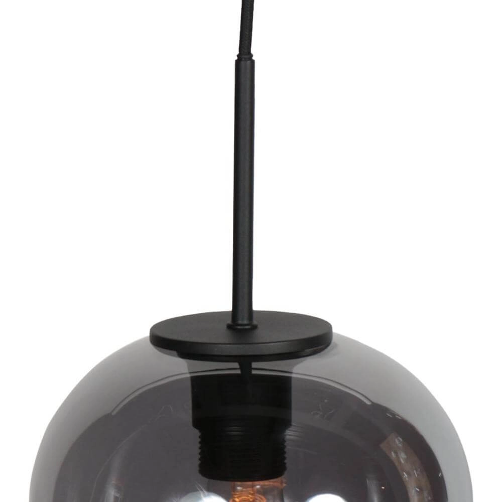 Pendelleuchte HaloSwap mit 1 Kugel Rauchglas Ø 20cm Steinhauer 8712746179736