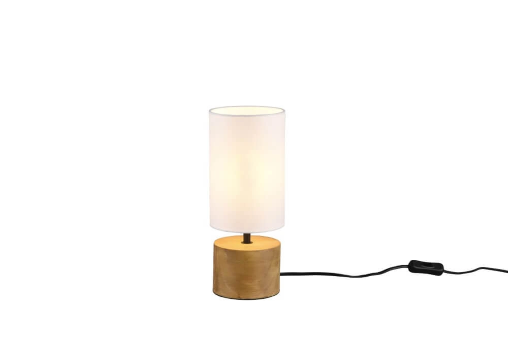 Design-Tischlampe Woody mit Holz Trio 4017807523782