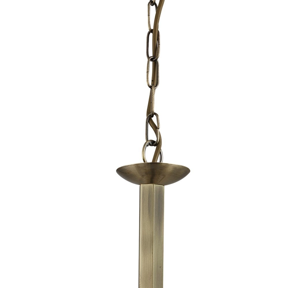 Ländlicher Kronleuchter Richmond 52 cm antike bronze 52 cm Searchlight 5053423056449