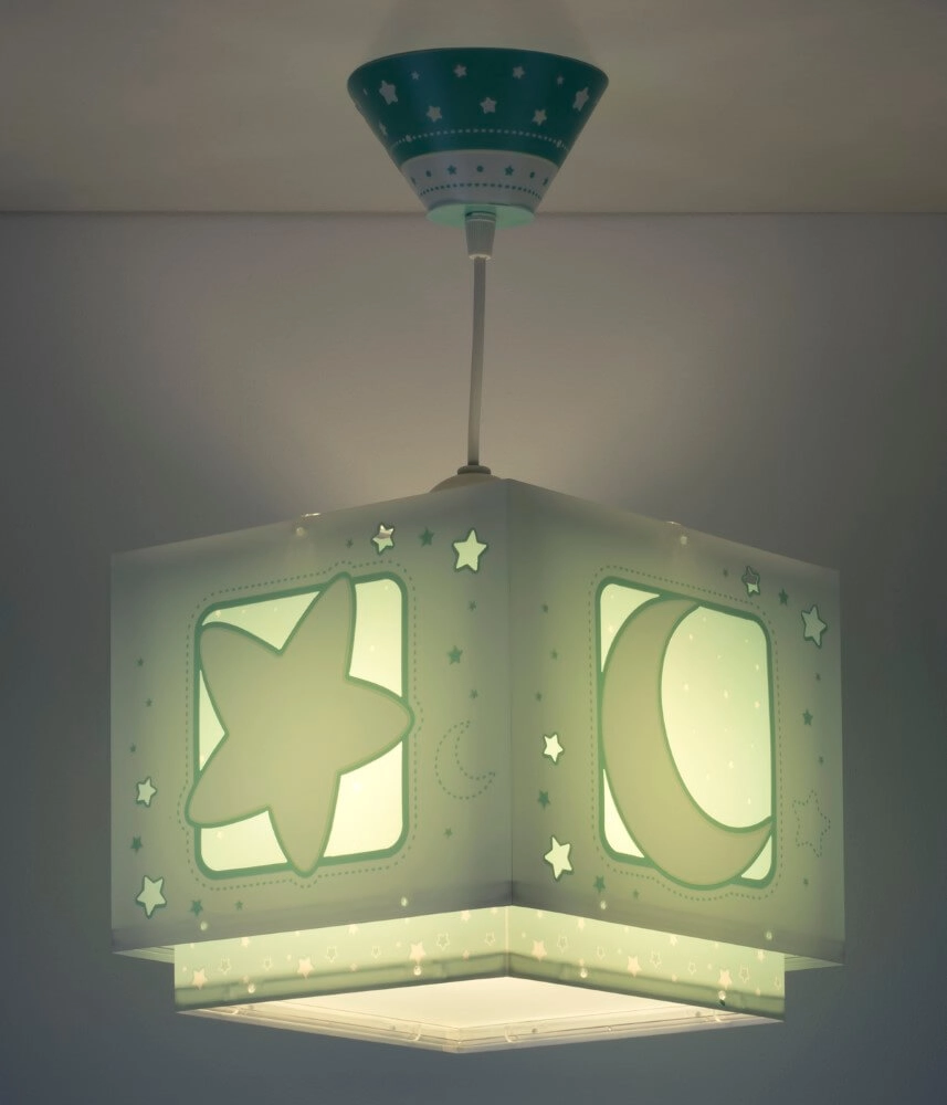 Kinderzimmer-Hängelampe Moonlight Türkis Dalber 8420406800882