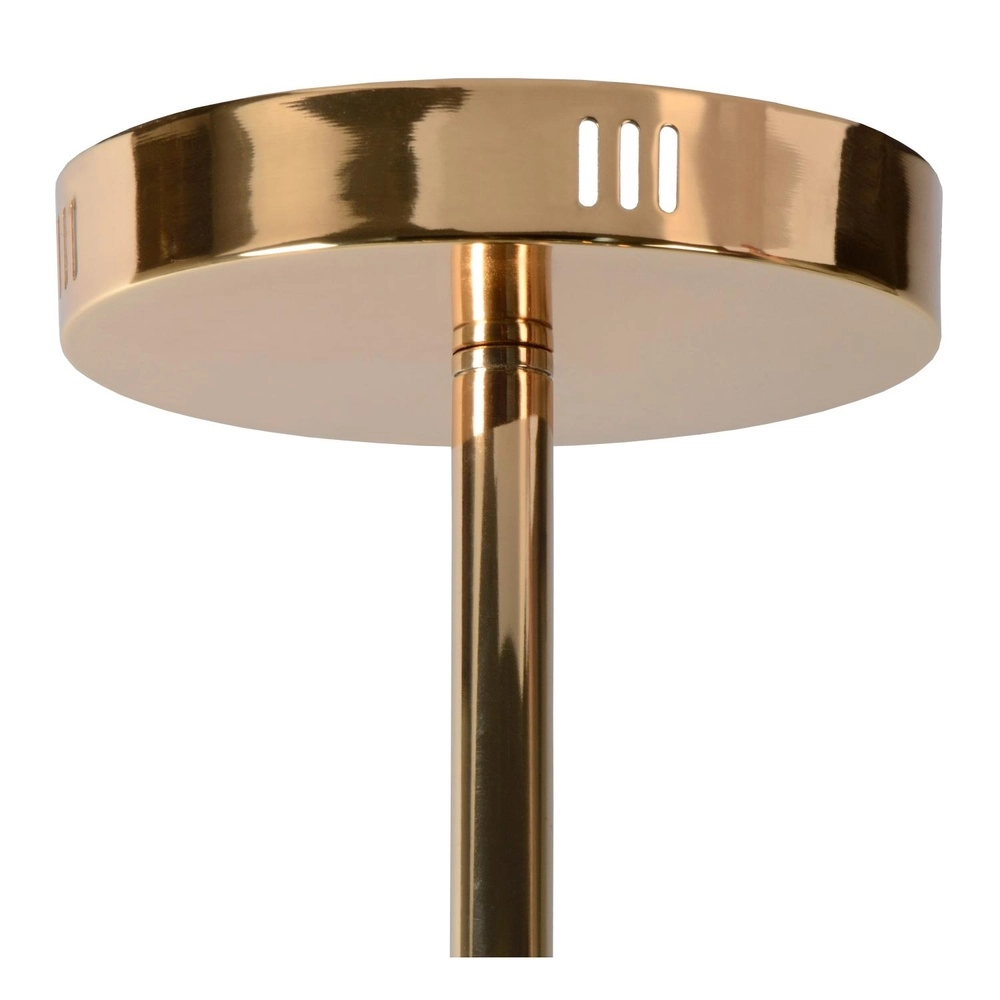 6-Licht Pendellampe Alara Gold mit Rauchkugeln Lucide 5411212461025