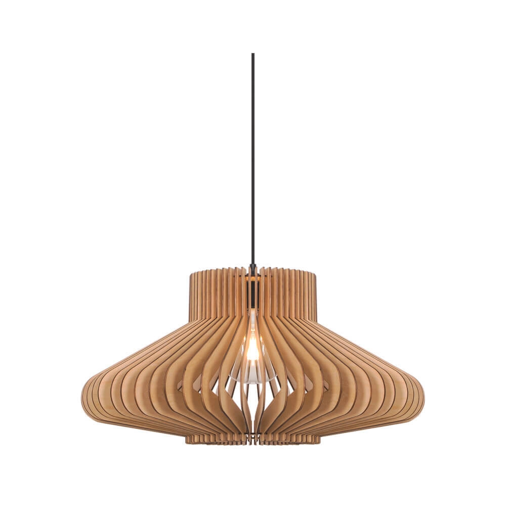 Design-Pendelleuchte Manago Holz Ø 50cm