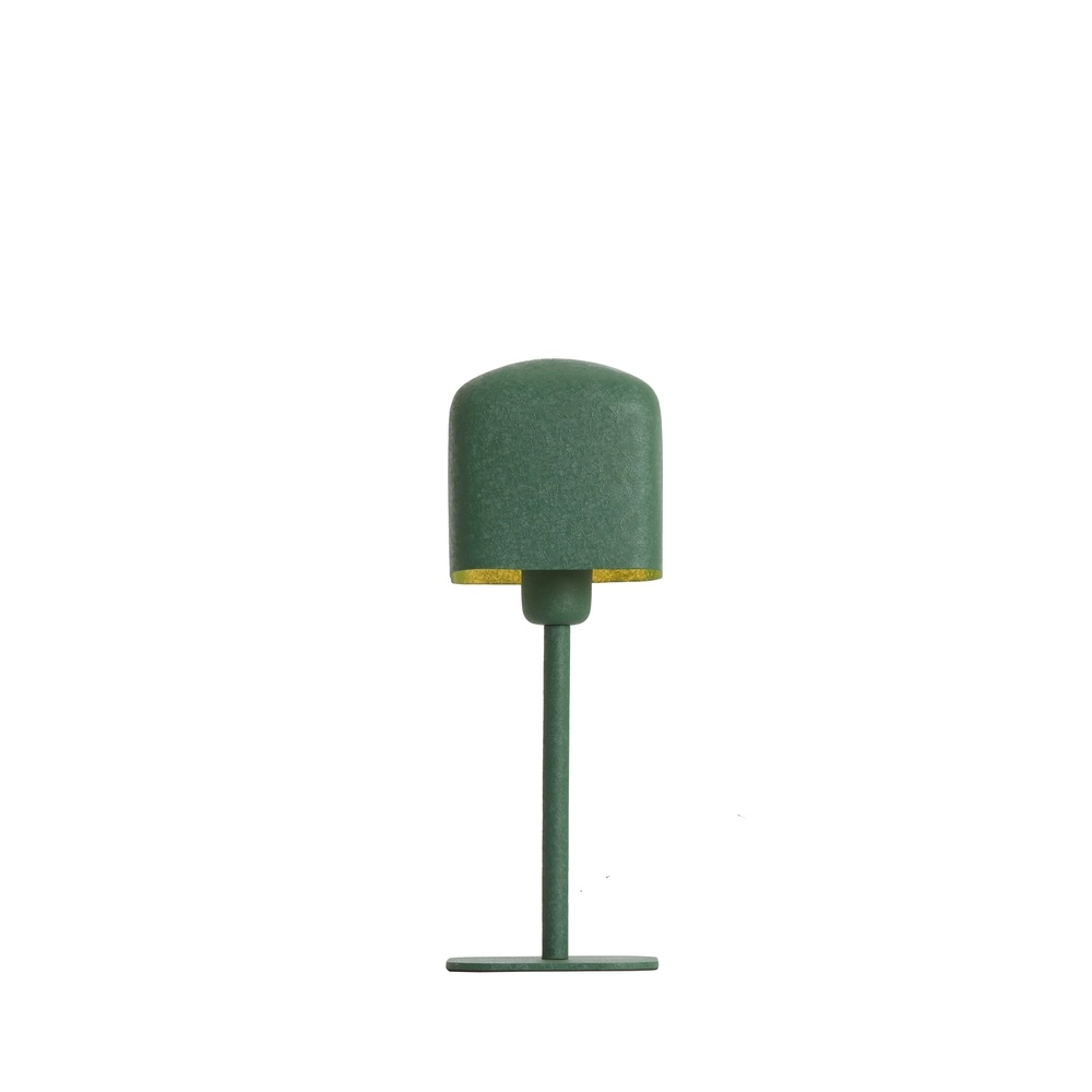 Nachttischlampe Elenie 13x13 cm – matt dunkelgrün Light & Living 8717807818678