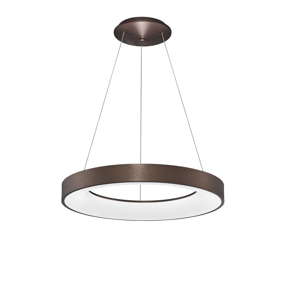 Pendelleuchte Rando Thin kaffeebraun Ø 60cm Lyora 5212017420244