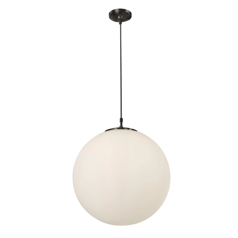 Hängelampe Atom Ø 30 cm mit schwarz